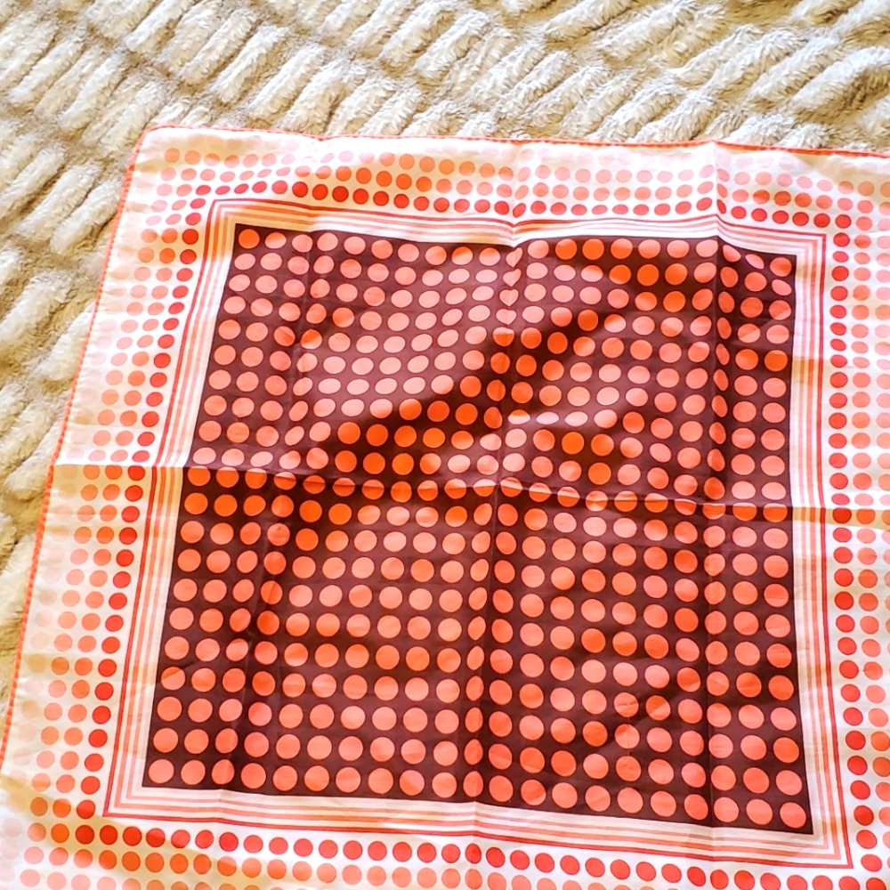 Polka Dot Vintage 60s 70s scarves